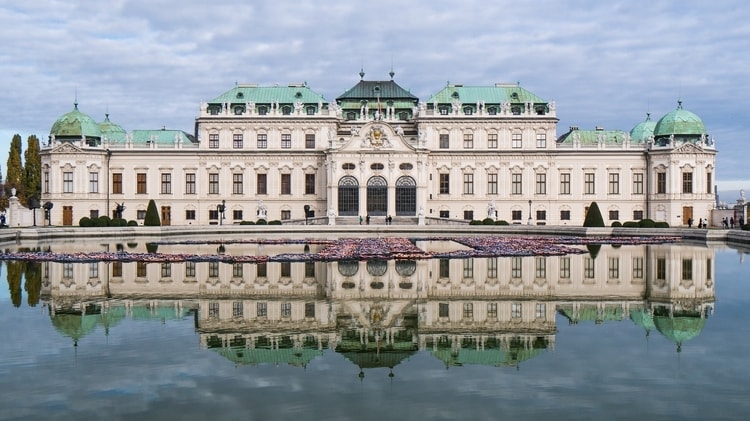 Belvedere Palace which is a top attraction for travelers in Vienna Austria