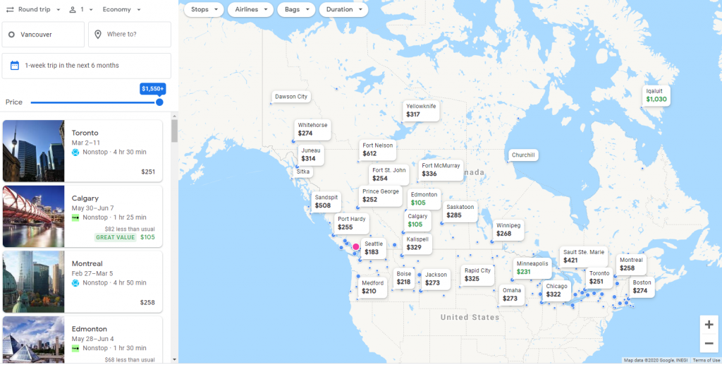 How To Use Google Flights' Explore Map Feature Travel Done Simple