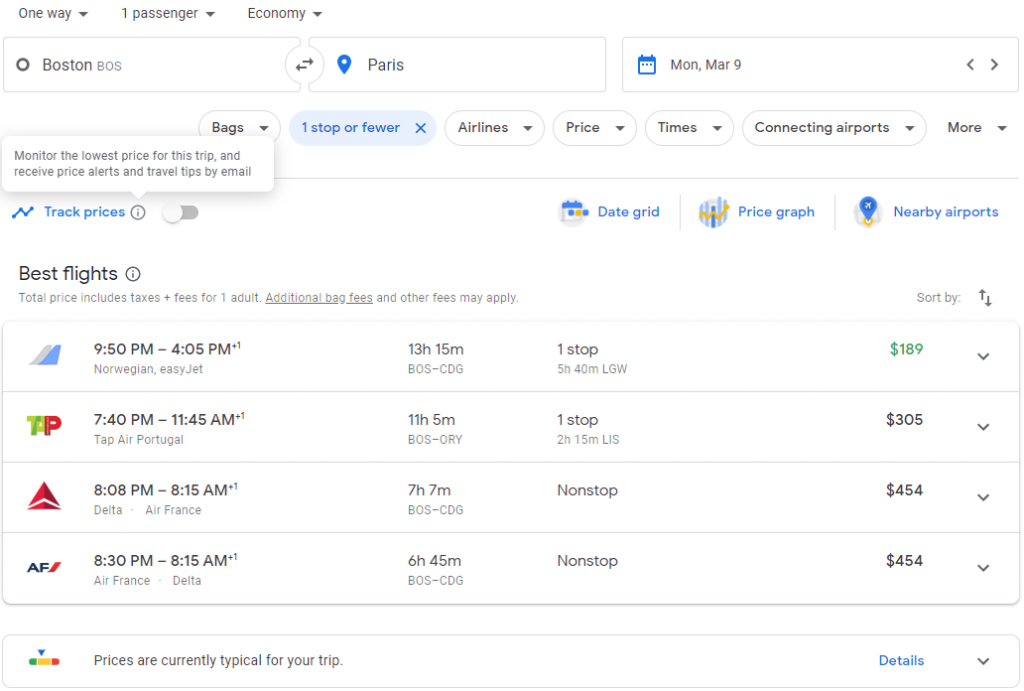 How To Track Flight Prices With Google Flights Travel Done Simple