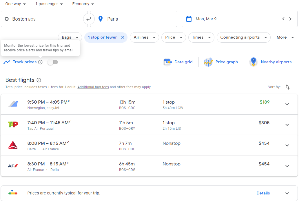 How To Track Flight Prices With Google Flights - Travel Done Simple