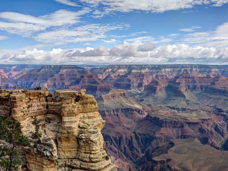 The Grand Canyon which is a top destination for travelers in the USA