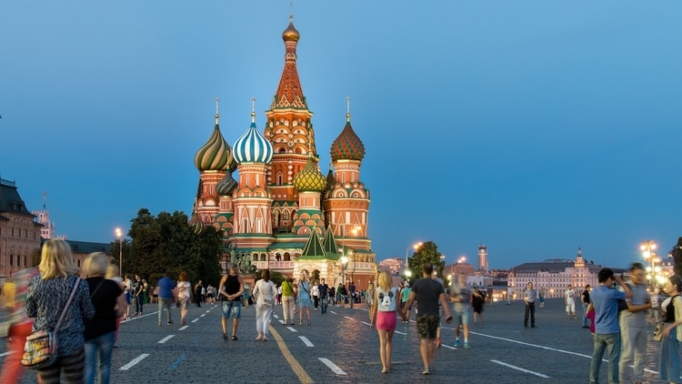 Moscow which is a top destination for travelers in Russia