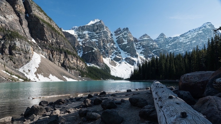 The Rocky Mountains which are a top destination for travelers in Canada