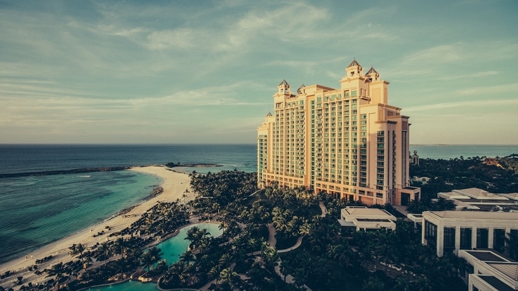 Atlantis which is a top destination for travelers in the Bahamas