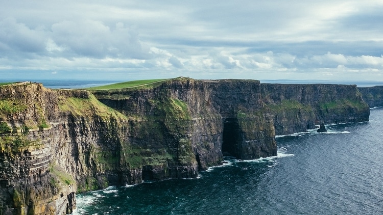 The Cliffs of Moher which is a top destination for travelers in Ireland