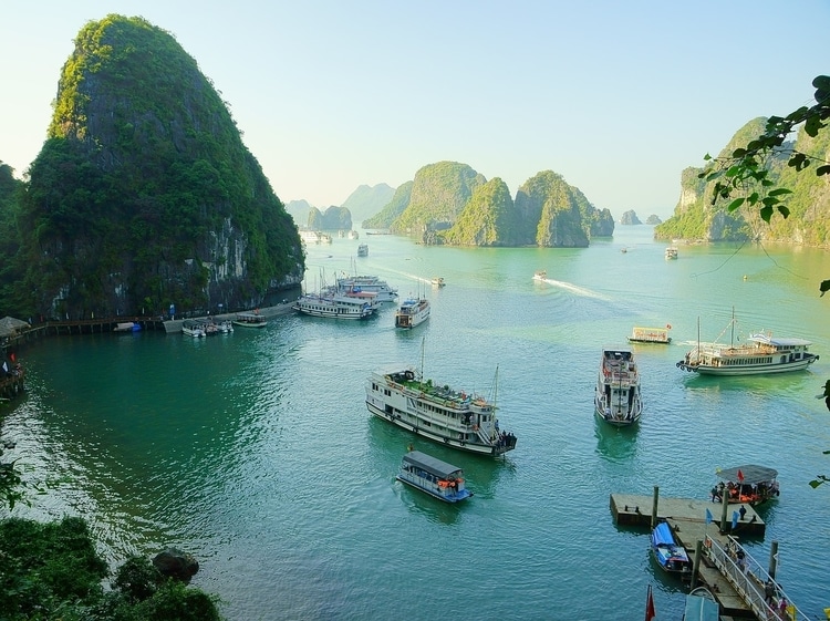 Ha Long Bay which is a top destination for travelers in Vietnam