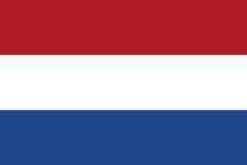 The flag of the Netherlands which is a top destination in Europe