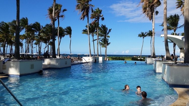A resort in Puerto Rico which is a top destination for travelers in the Caribbean