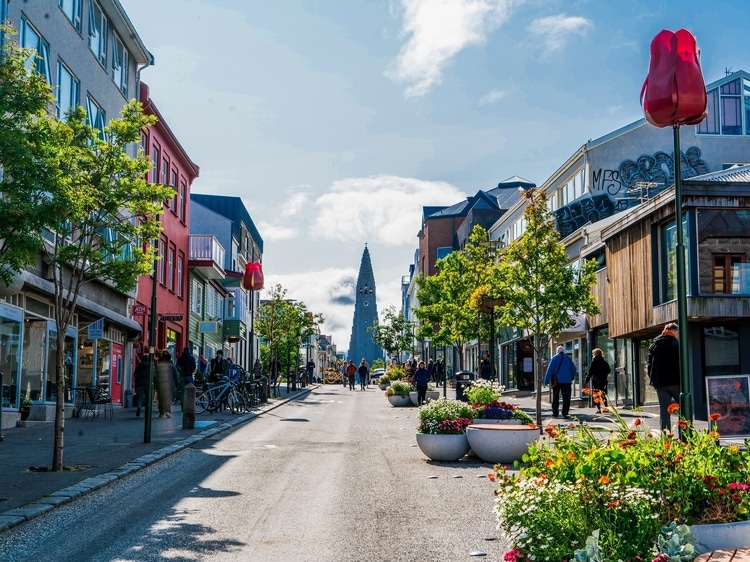 Reykjavik which is a top destination for travelers in Iceland
