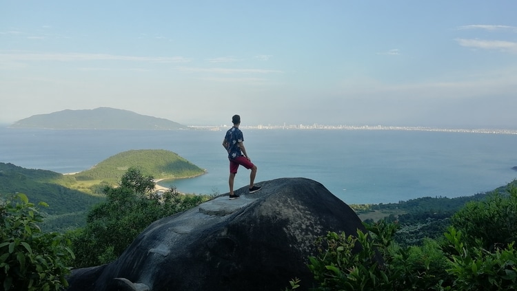 Sebastian from Travel Done Simple contemplating life in Vietnam