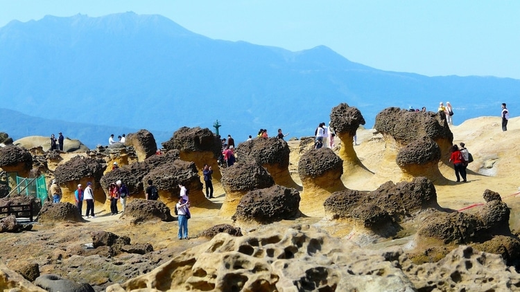 Yehliu Geopark which is a top destination for travelers in Taiwan